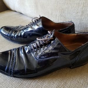 Marc Jacobs Black Patent Leather Oxford Women 6.5